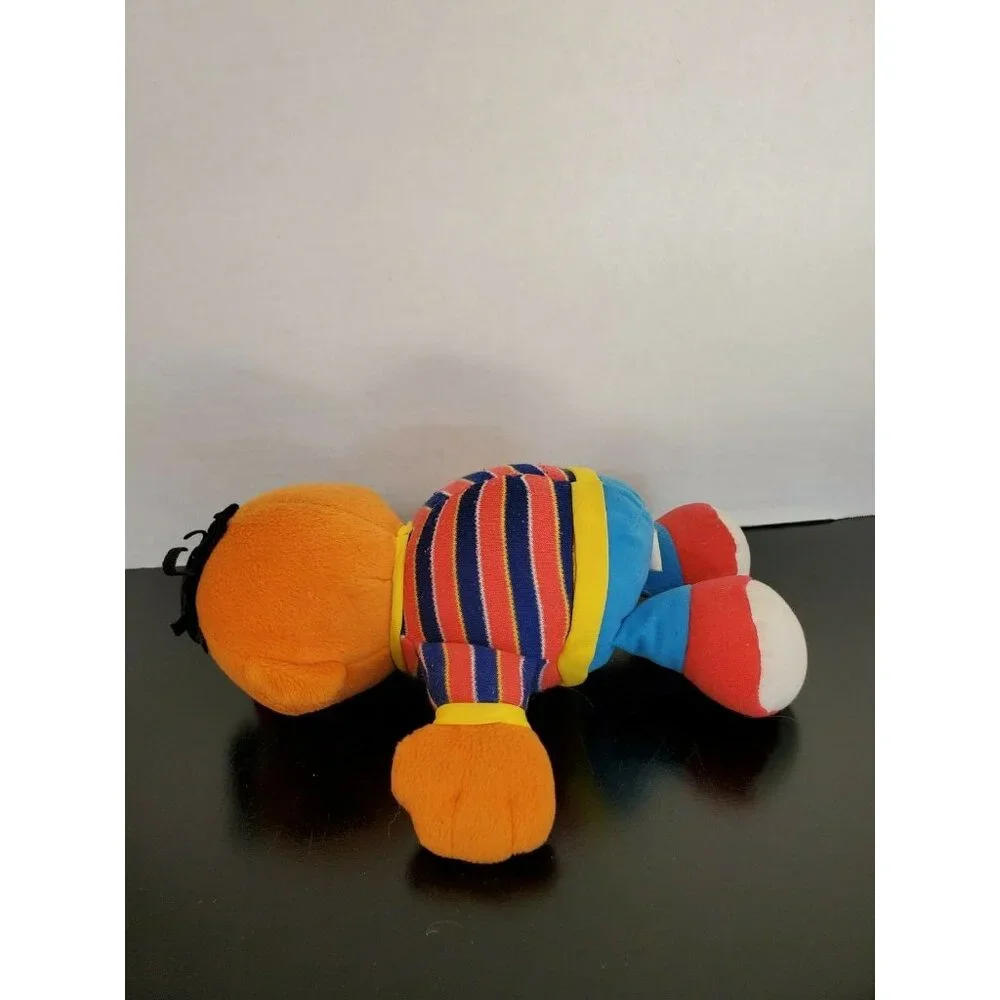 Sesame Street Ernie Plush - 10 Inch- Soft - Burt and Ernie- Cuddly -Vintage 2002
